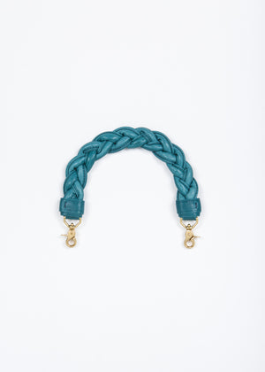 The French Braid Top Handle in Teal