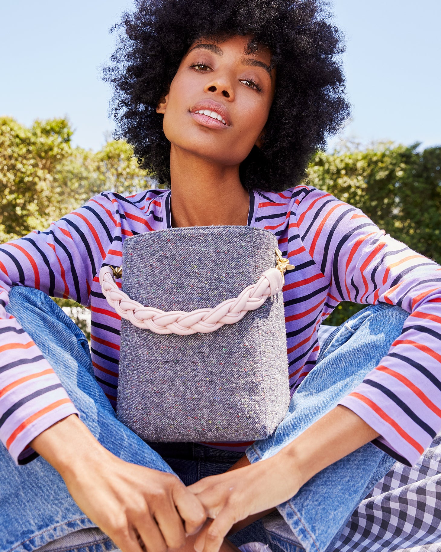 Blue Denim / Petal French Braid
