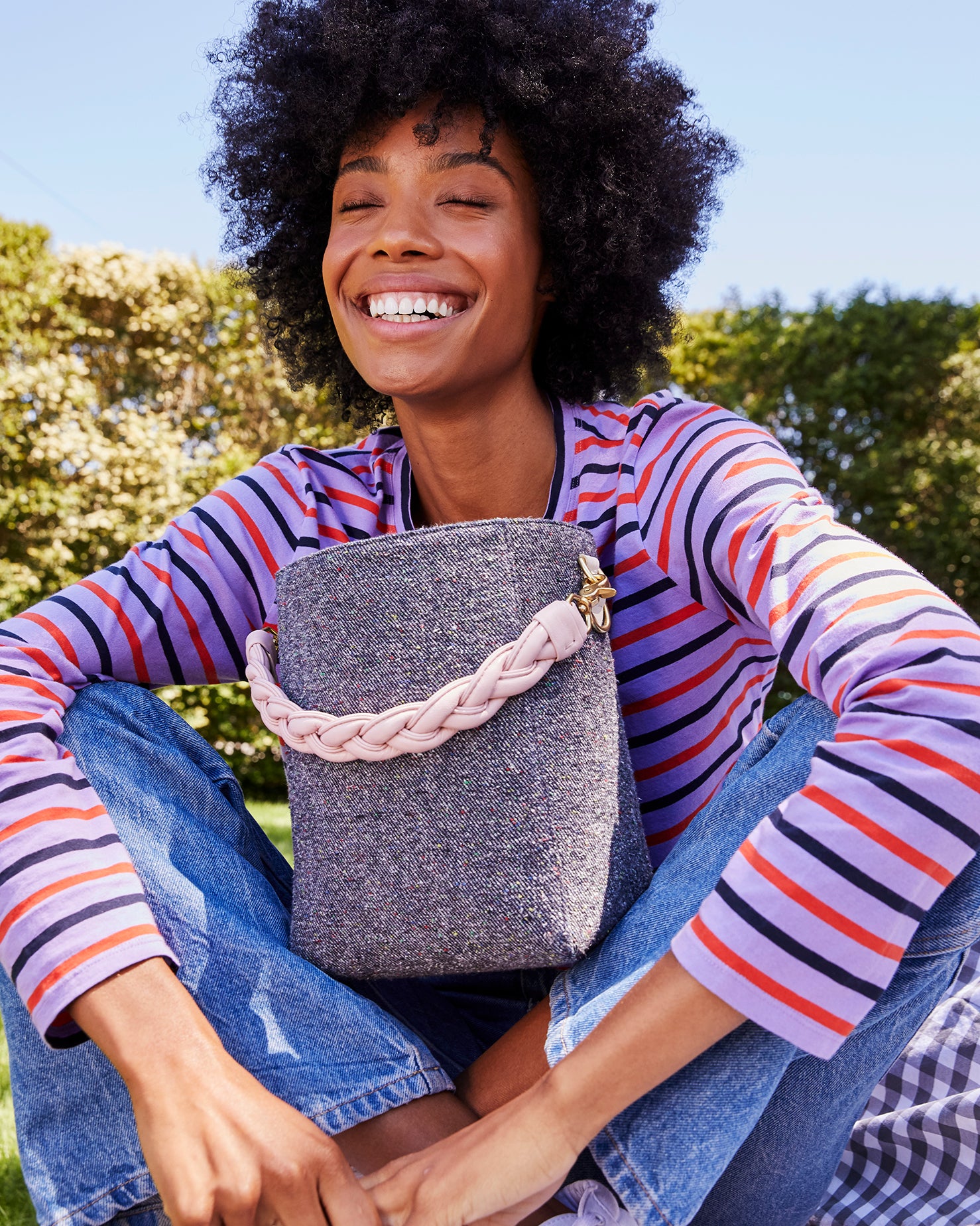 Blue Denim / Petal French Braid