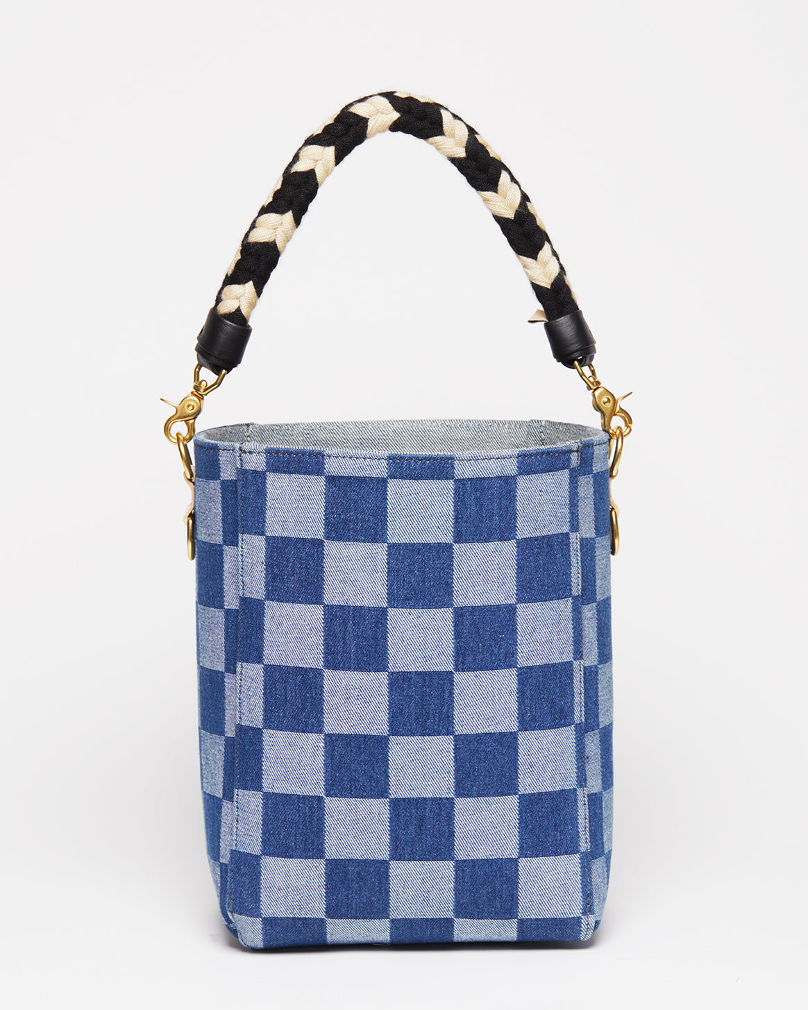 Checkerboard Denim / Black and White