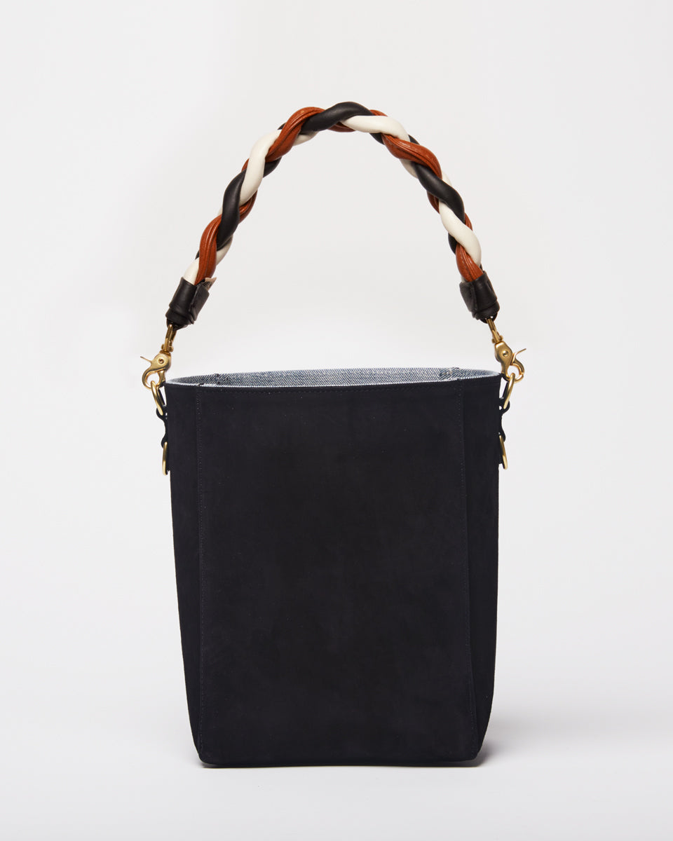 Black Suede / Kim French Braid