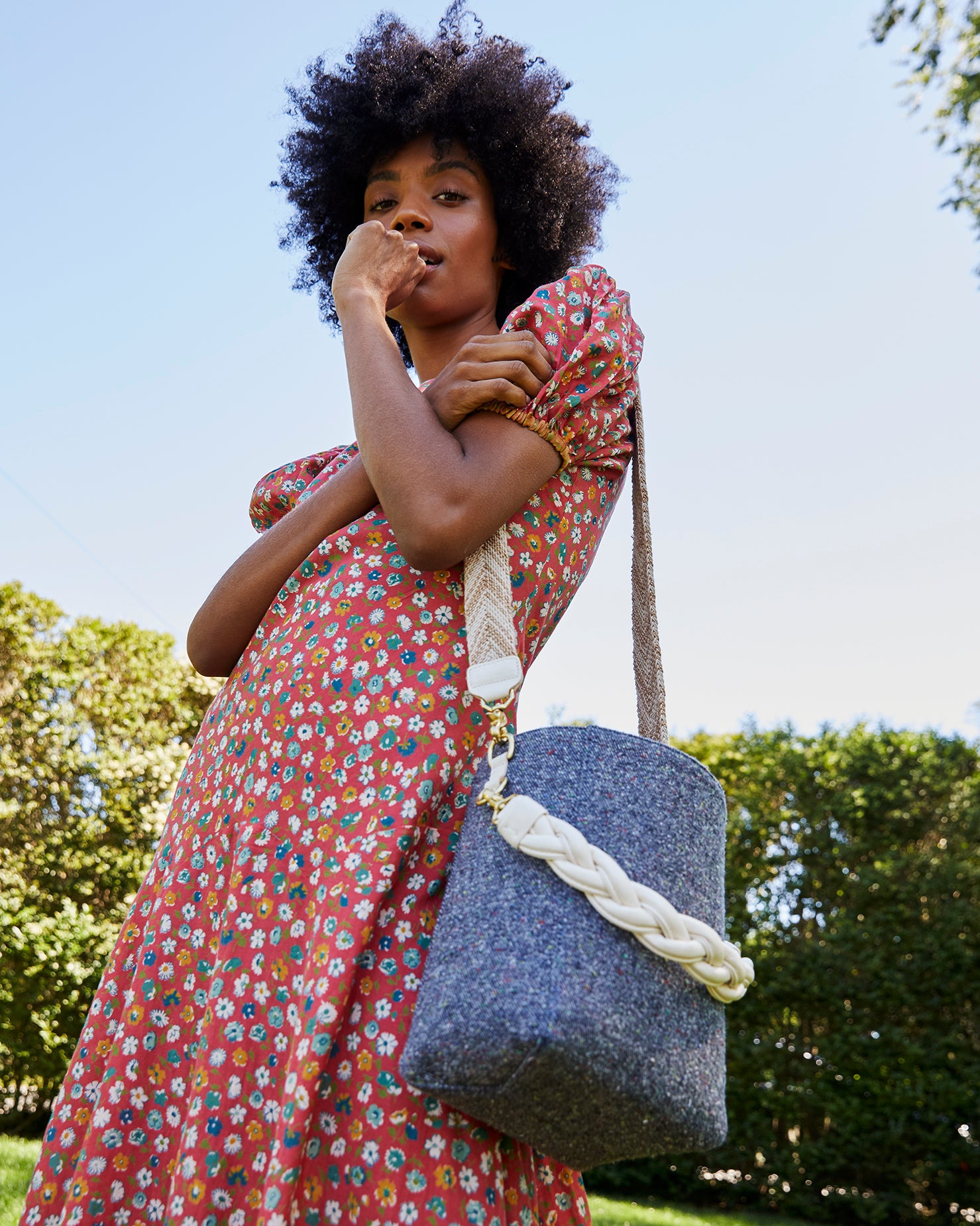 Blue Denim / Cloud French Braid